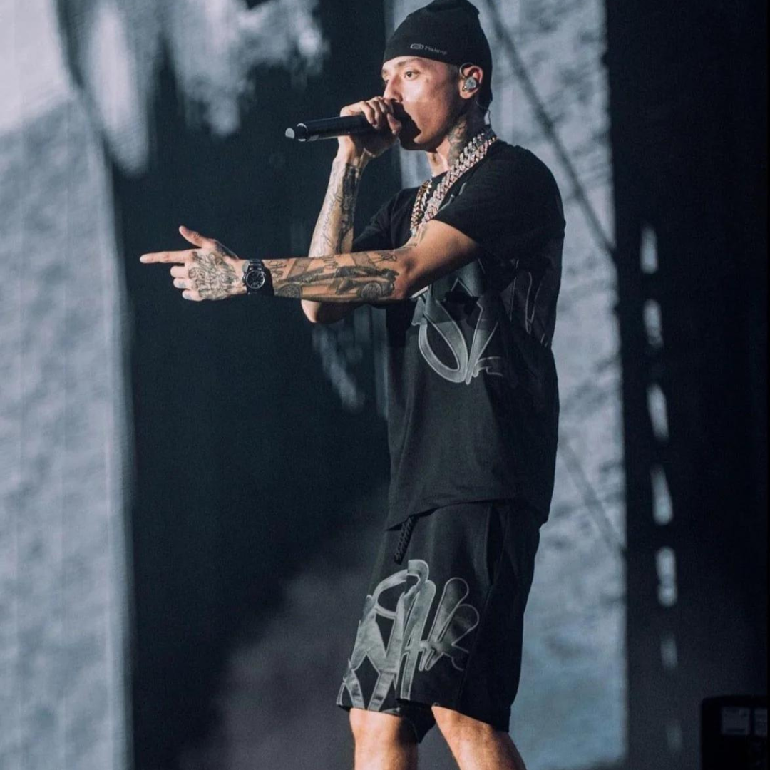 Syna Black Short Set