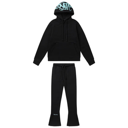 Syna Logo Black Blue Tracksuit