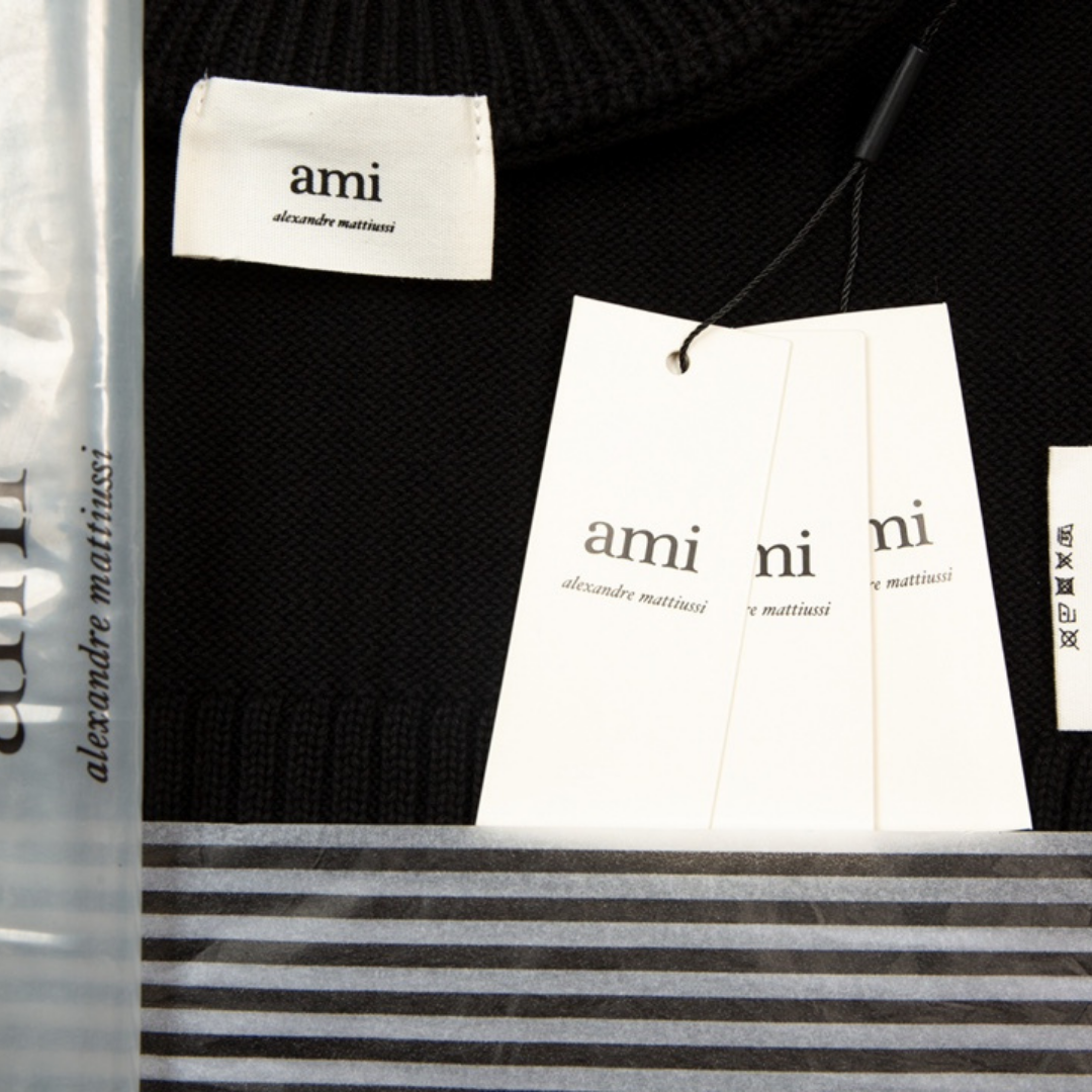 Ami Black Sweater