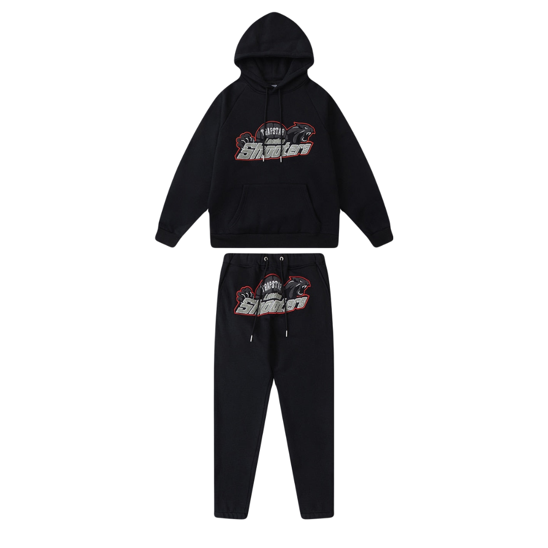 London Shooters Black and Red Tracksuit