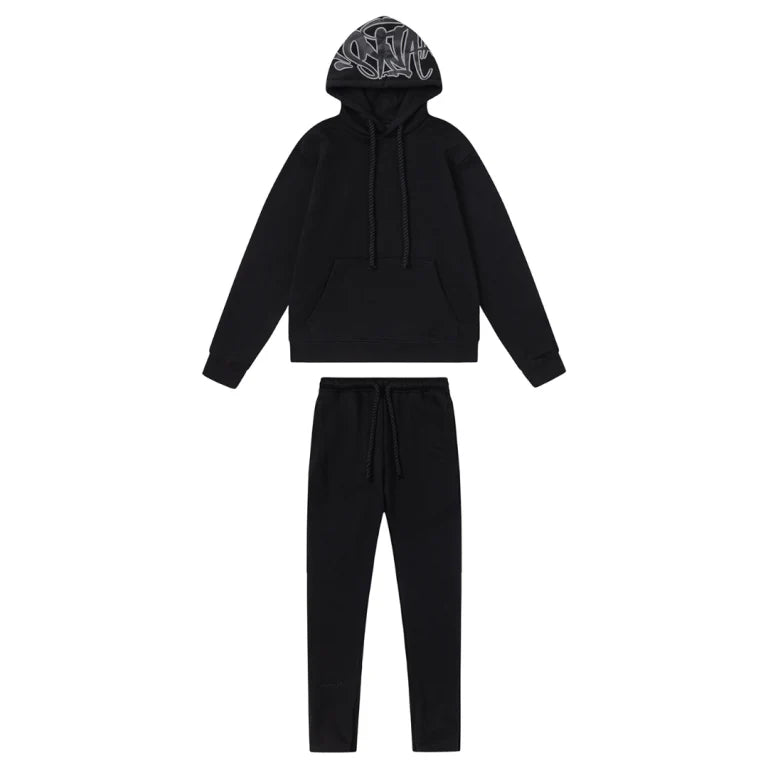 Syna World Logo Monochrome Black Tracksuit