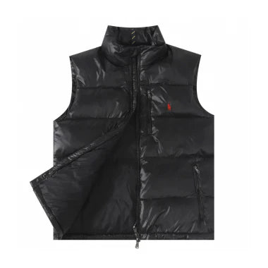 Polo Glossed Black Vest