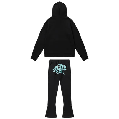 Syna Logo Black Blue Tracksuit
