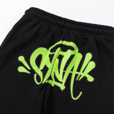 Syna World Logo Black and Green Tracksuit
