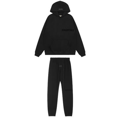 Essentials Black Tracksuit