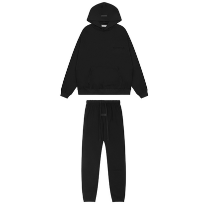 Essentials Black Tracksuit