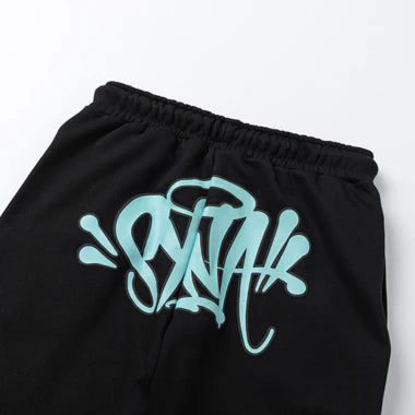 Syna Logo Black Blue Tracksuit