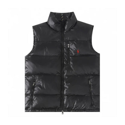 Polo Glossed Black Vest