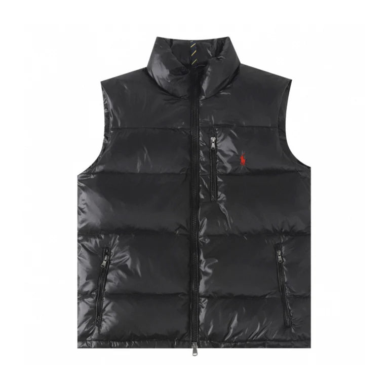 Polo Glossed Black Vest