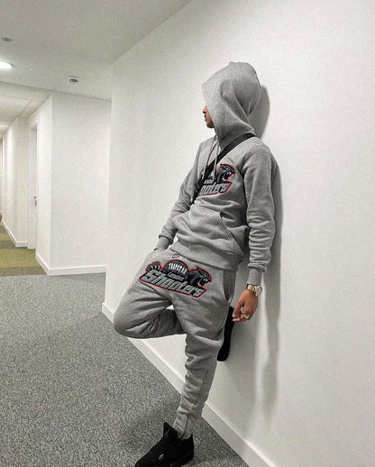 London Shooters Grey and Red Tracksuit