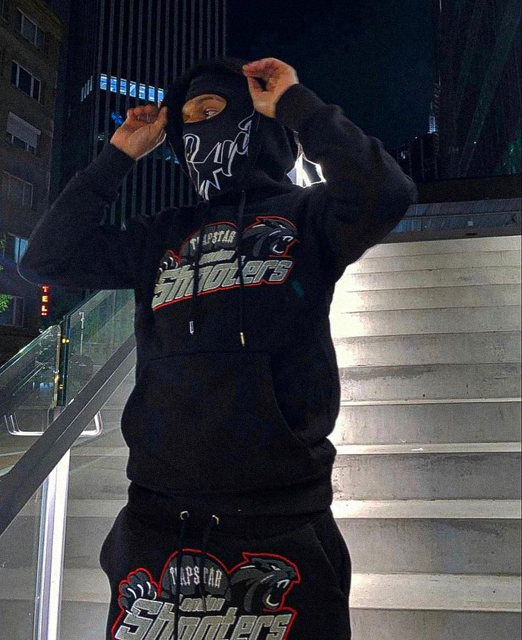 London Shooters Black and Red Tracksuit