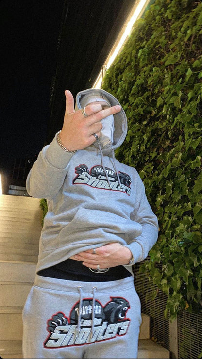 London Shooters Grey and Red Tracksuit